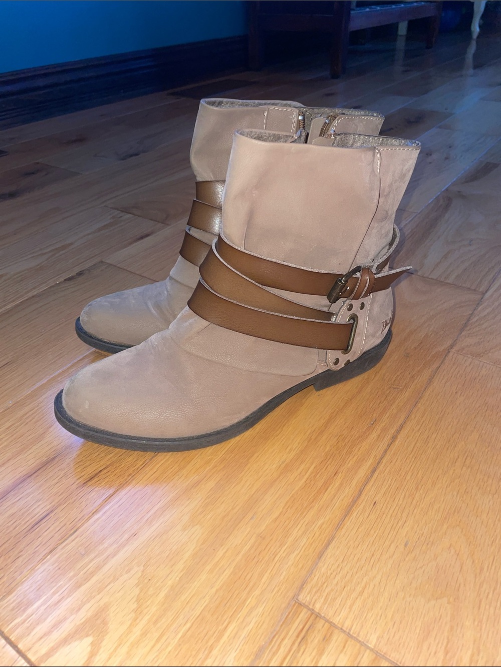 Women's Taupe Ankle Boots Blowfish